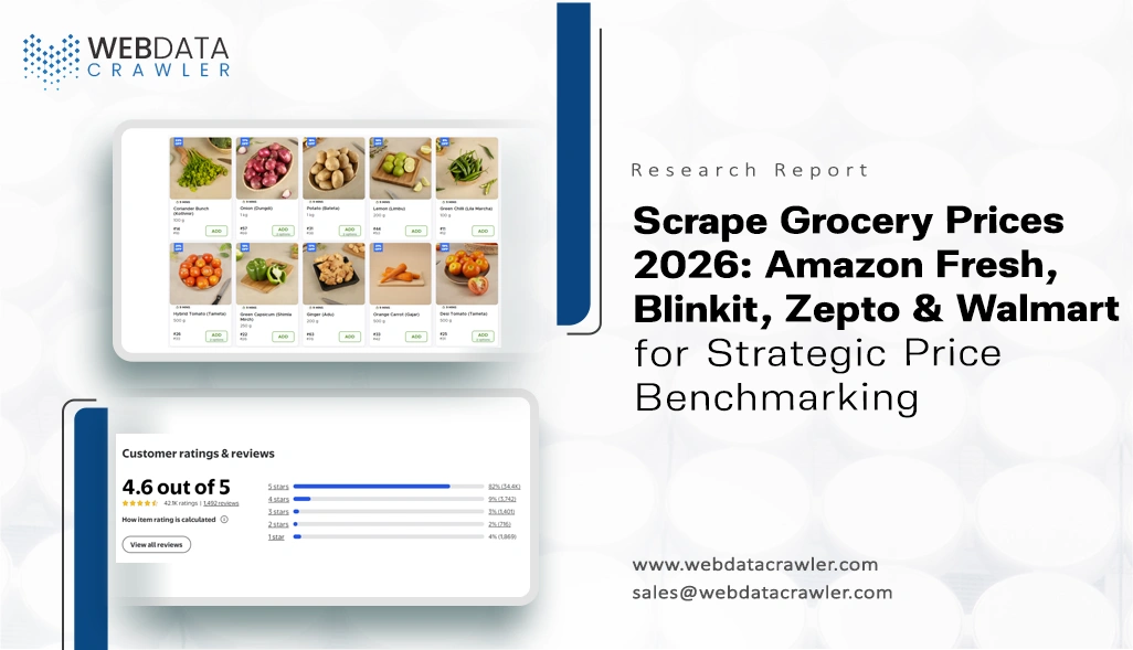 Scrape Grocery Prices 2026: Amazon, Blinkit, Zepto & Walmart for Strategic Price Benchmarking