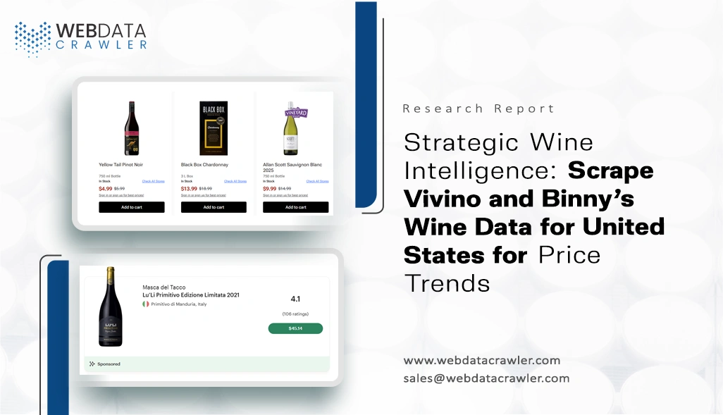 Strategic Wine Intelligence: Scrape Vivino and Binny’s Wine Data for United States for Price Trends