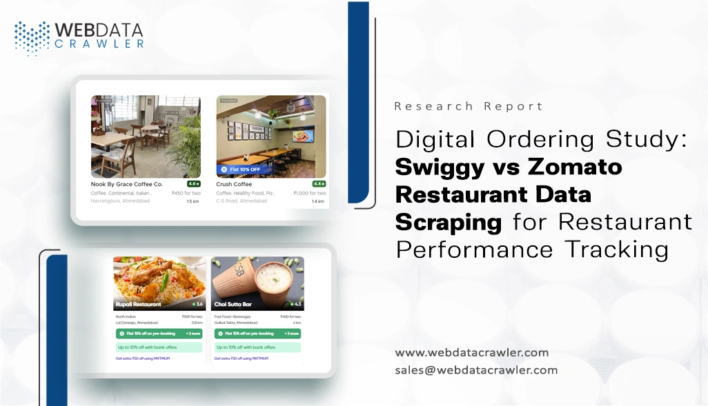 Digital Ordering Study: Swiggy vs Zomato Restaurant Data Scraping for Restaurant Performance Tracking