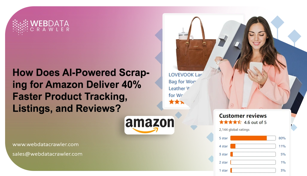 How Does AI-Powered Scraping for Amazon Deliver 40% Faster Product Tracking, Listings, and Reviews? How Does AI-Powered Scraping for Amazon Deliver 40% Faster Product Tracking, Listings, and Reviews?