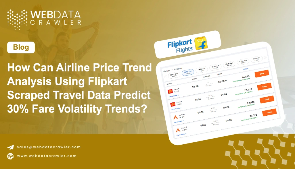 How Can Airline Price Trend Analysis Using Flipkart Scraped Travel Data Predict 30% Fare Volatility Trends?