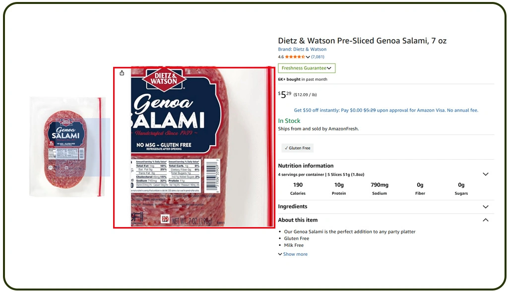 Essential Data Fields Captured Through Amazon Fresh Store Scraping