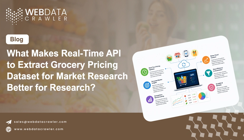 What Makes Real-Time API to Extract Grocery Pricing Dataset for Market Research Better for Research?