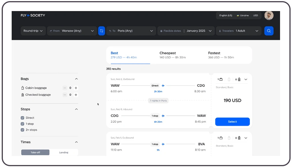 Airline fare fluctuations monitoring across networks