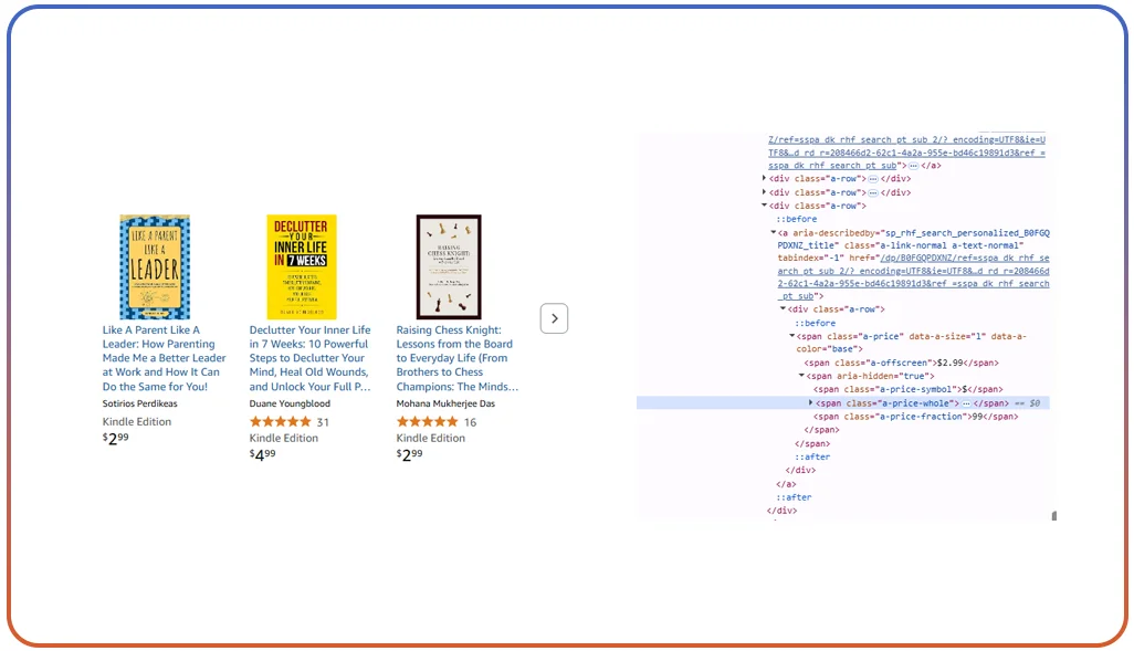 Real-World Use Case: Scraping Book Titles from Amazon Real-World Use Case: Scraping Book Titles from Amazon