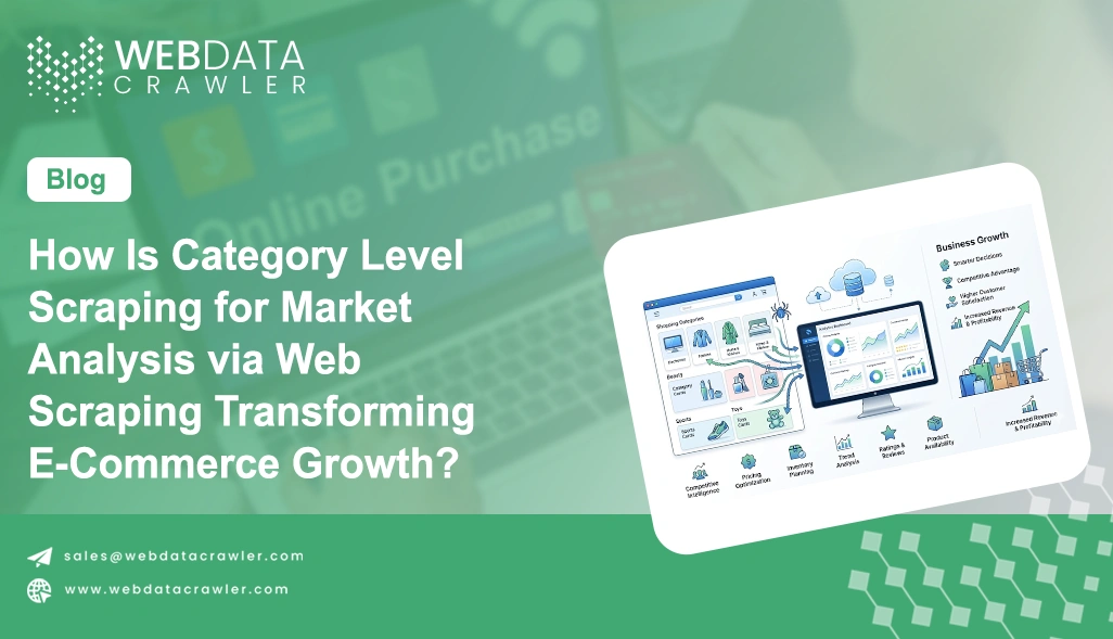 How Is Category Level Scraping for Market Analysis via Web Scraping Transforming E-Commerce Growth?