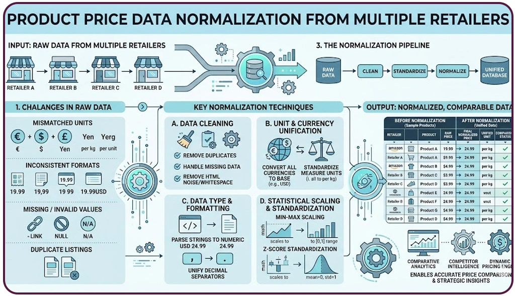 Creating Consistent Product and Pricing Structures Across Diverse Retail Data Sources