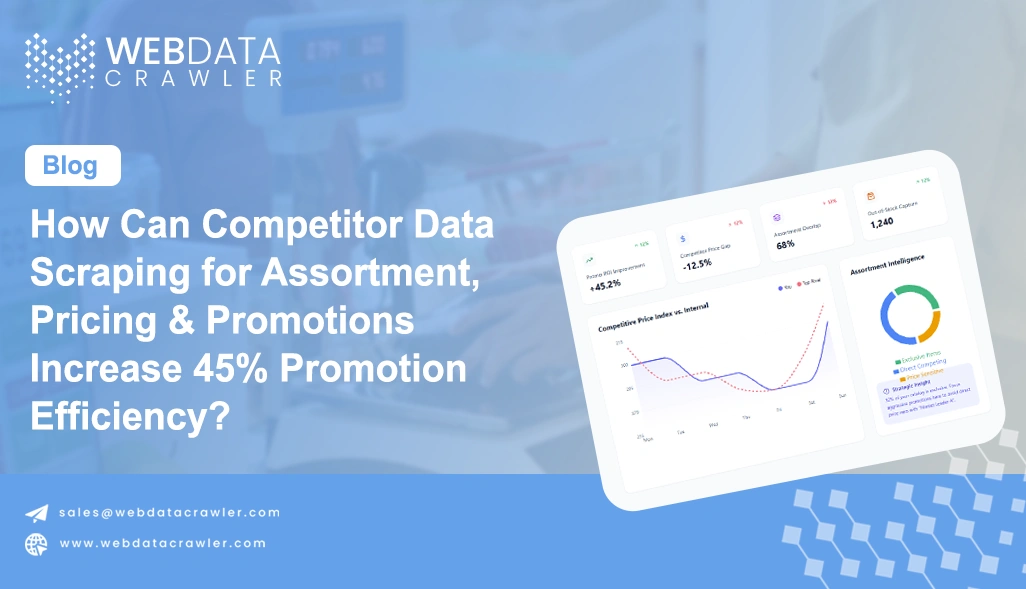 How Can Competitor Data Scraping for Assortment, Pricing & Promotions Increase 45% Promotion Efficiency?