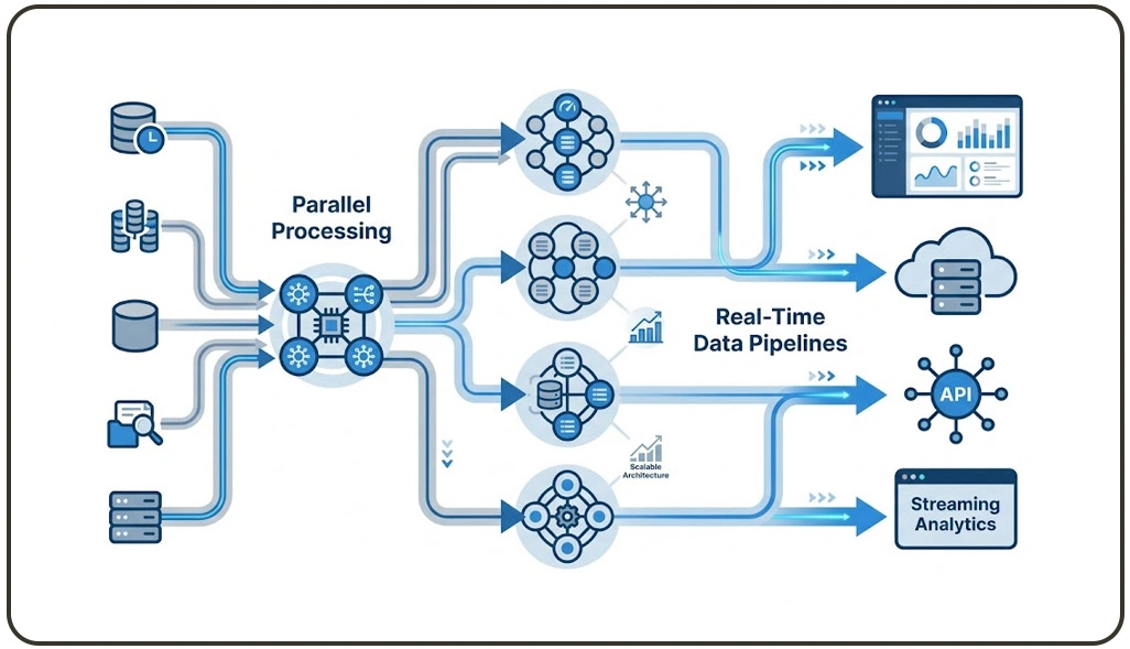 Optimizing Parallel Processing and Real-Time Data Collection Pipelines