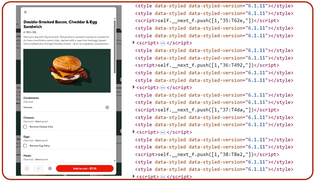 DoorDash Food Scraping API for Structured Data Collection