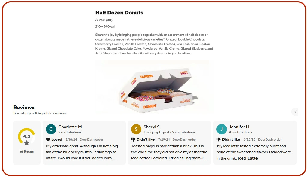 Essential Data Fields Available Through DoorDash Food Delivery Data Extraction