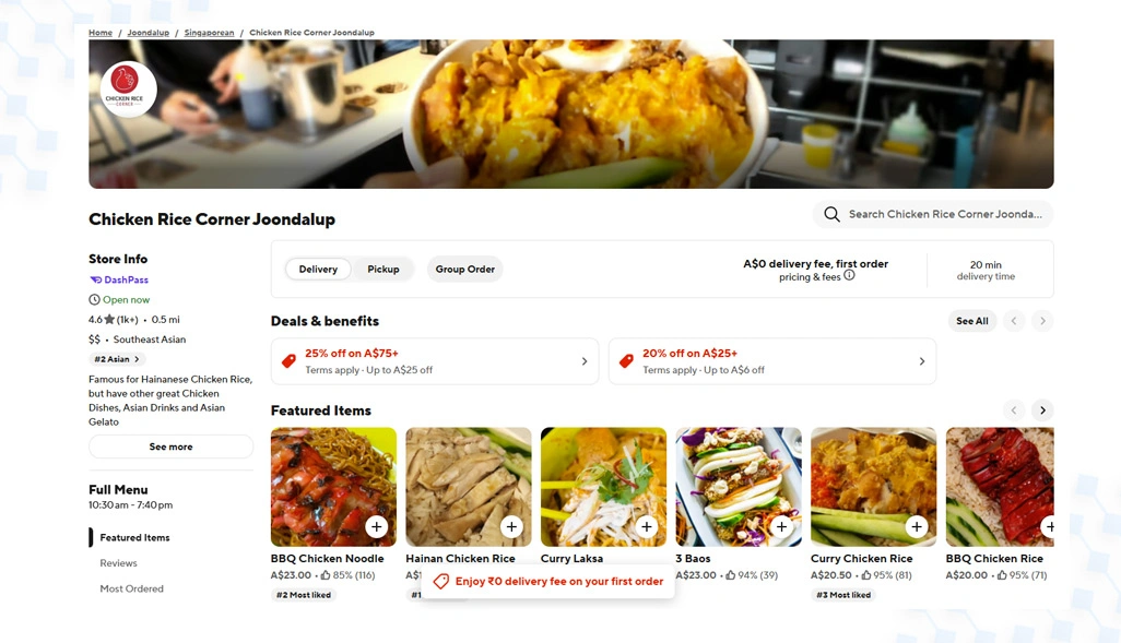 Regional promotion patterns across American food delivery markets
