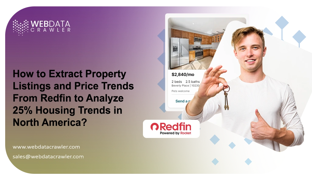 How to Extract Property Listings and Price Trends From Redfin to Analyze 25% Housing Trends in North America?