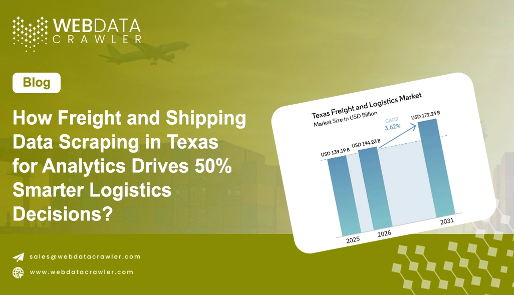 How Freight and Shipping Data Scraping in Texas for Analytics Drives 50% Smarter Logistics Decisions?