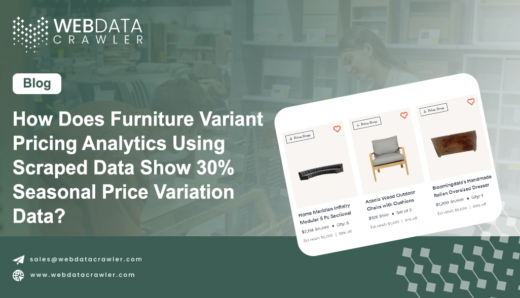 How Does Furniture Variant Pricing Analytics Using Scraped Data Show 30% Seasonal Price Variation Data?