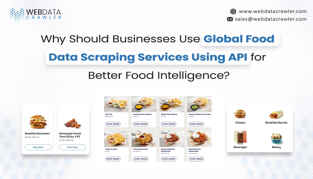 Why Should Businesses Use Global Food Data Scraping Services Using API for Better Food Intelligence?