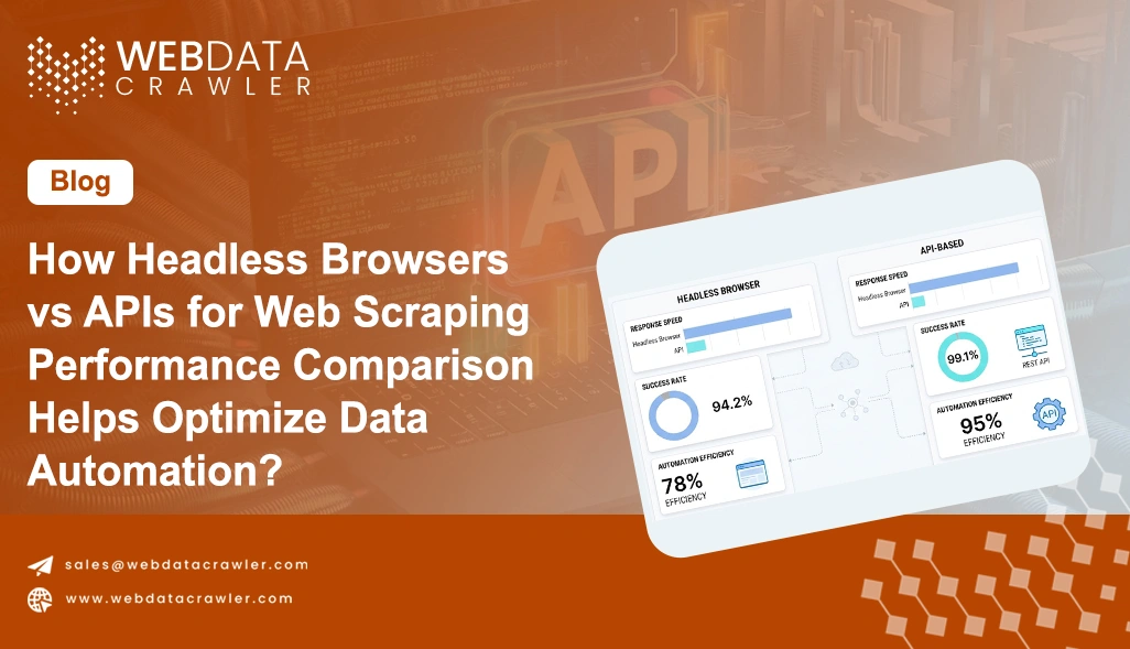How Headless Browsers vs APIs for Web Scraping Performance Comparison Helps Optimize Data Automation?