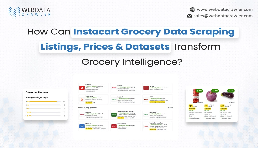 How Can Instacart Grocery Data Scraping Listings, Prices & Datasets Transform Grocery Intelligence?