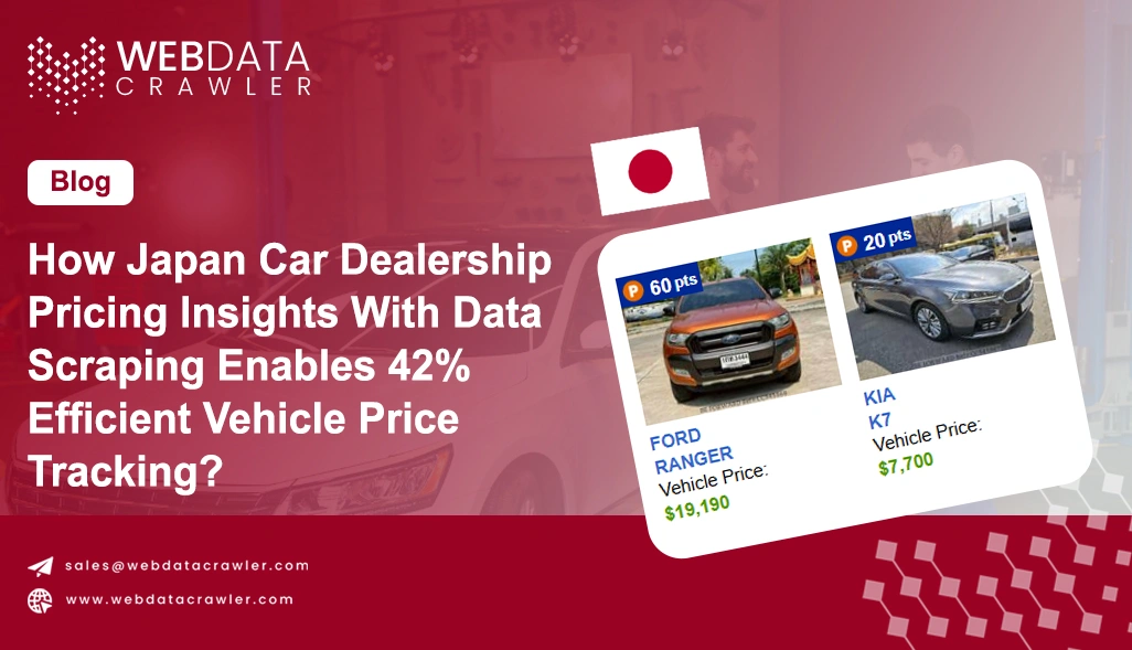 How Japan Car Dealership Pricing Insights With Data Scraping Enables 42% Efficient Vehicle Price Tracking?
