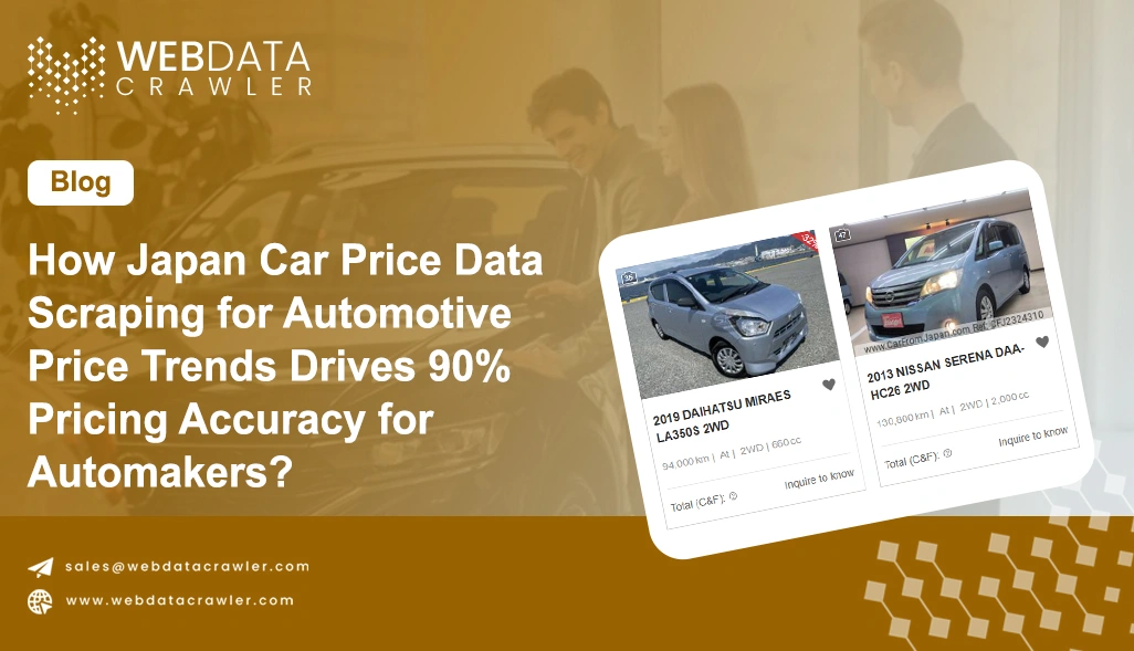 How Japan Car Price Data Scraping for Automotive Price Trends Drives 90% Pricing Accuracy for Automakers?