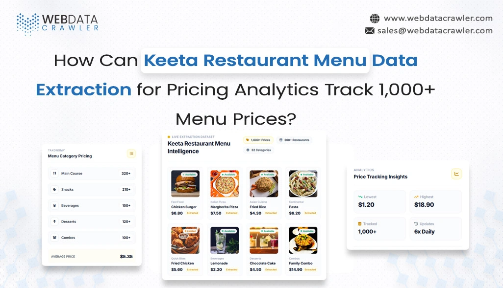 Keeta Restaurant Menu Data Extraction for Pricing Analytics