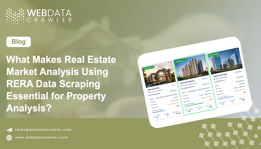 What Makes Real Estate Market Analysis Using RERA Data Scraping Essential for Property Analysis?