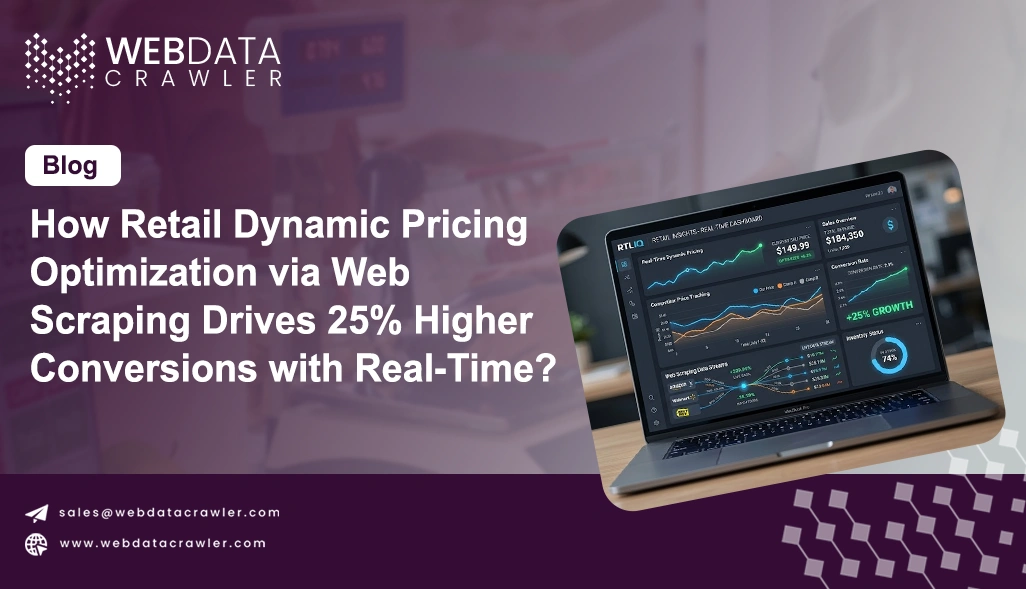 How Retail Dynamic Pricing Optimization via Web Scraping Drives 25% Higher Conversions with Real-Time?