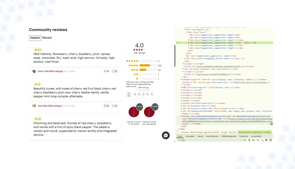Understanding Customer Preferences Through Data Driven Purchase Intelligence