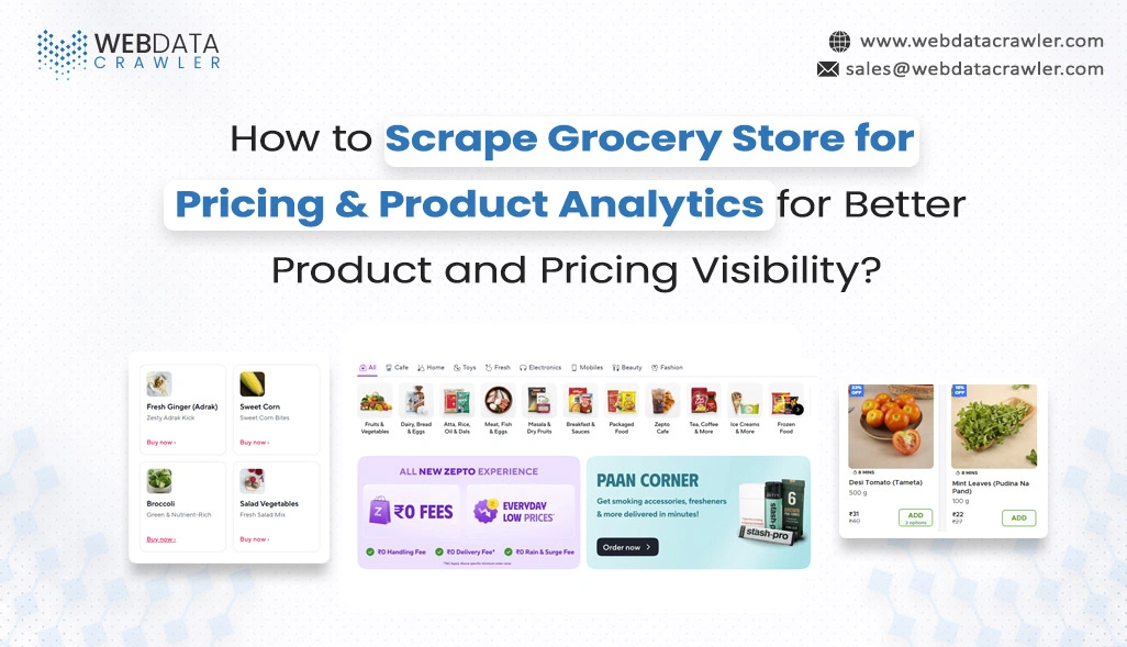 Scrape Grocery Store for Pricing & Product Analytics