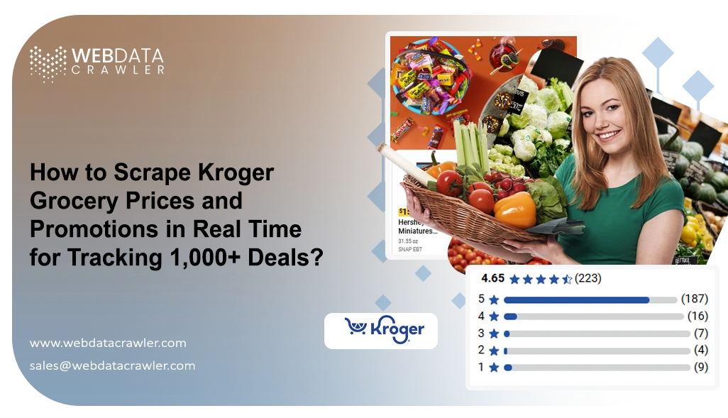 How to Scrape Kroger Grocery Prices and Promotions in Real Time for Tracking 1,000+ Deals?