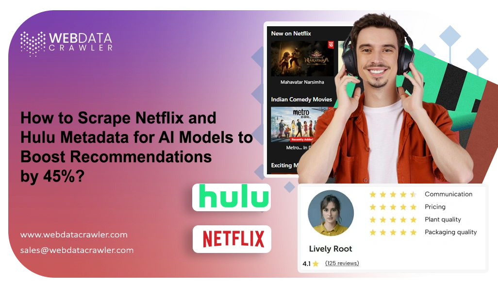 How to Scrape Netflix and Hulu Metadata for AI Models to Boost Recommendations by 45%? How to Scrape Netflix and Hulu Metadata for AI Models to Boost Recommendations by 45%?