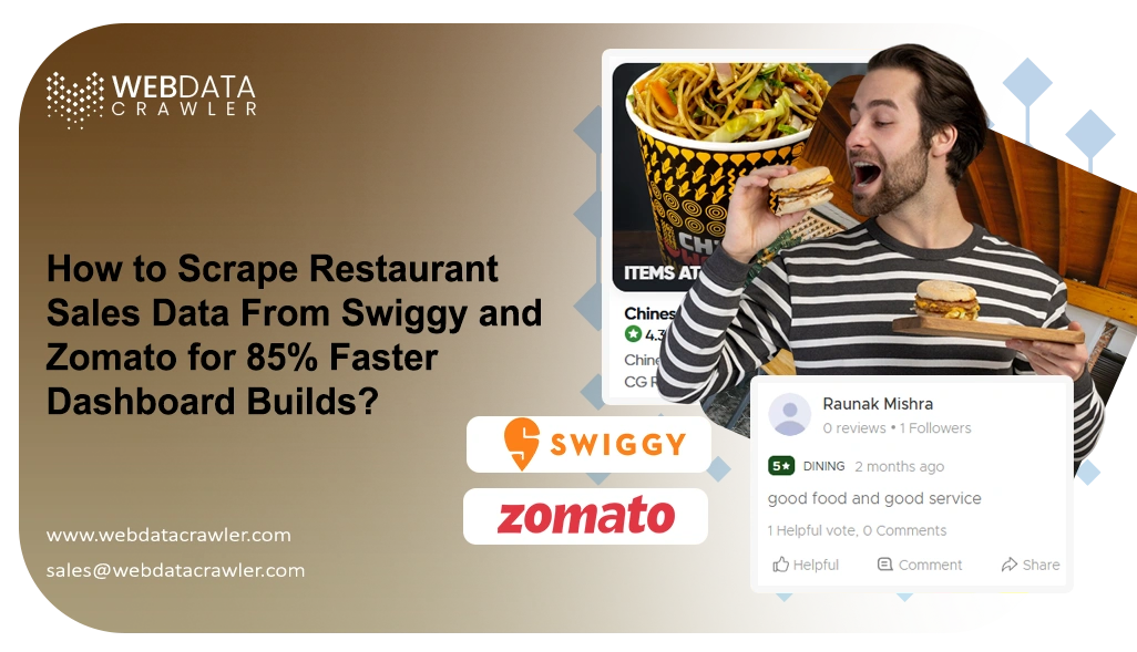 How to Scrape Restaurant Sales Data From Swiggy and Zomato for 85% Faster Dashboard Builds? How to Scrape Restaurant Sales Data From Swiggy and Zomato for 85% Faster Dashboard Builds?
