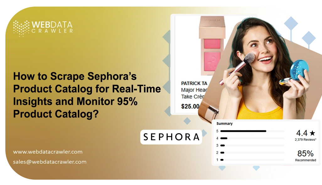 How to Scrape Sephora’s Product Catalog for Real-Time Insights and Monitor 95% Product Catalog?