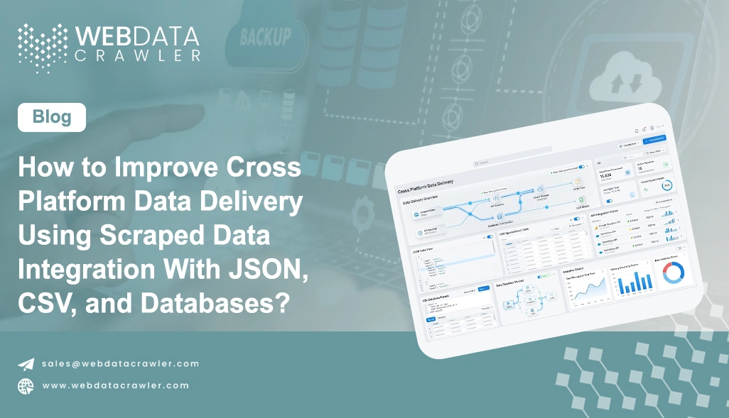 How to Improve Cross Platform Data Delivery Using Scraped Data Integration With JSON, CSV, and Databases?