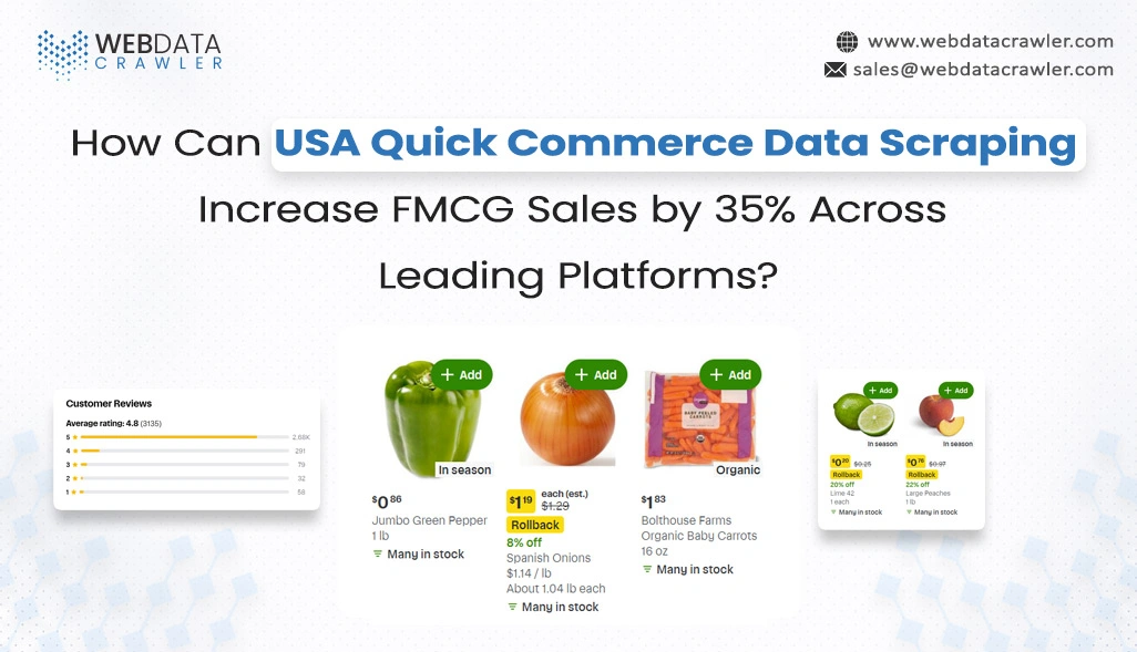 How Can USA Quick Commerce Data Scraping Increase FMCG Sales by 35% Across Leading Platforms?