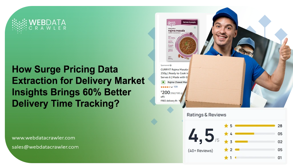 How Surge Pricing Data Extraction for Delivery Market Insights Brings 60% Better Delivery Time Tracking? How Surge Pricing Data Extraction for Delivery Market Insights Brings 60% Better Delivery Time Tracking?