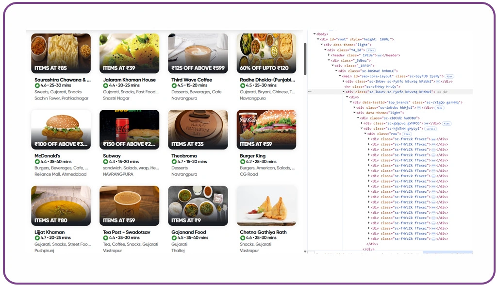 How a Swiggy Scraper API Supports Business Intelligence