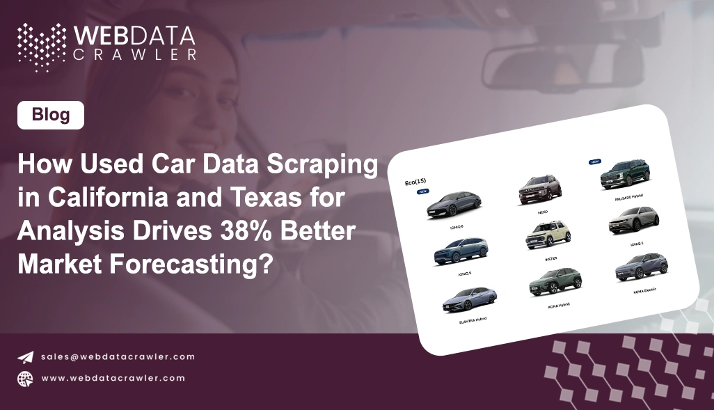 How Used Car Data Scraping in California and Texas for Analysis Drives 38% Better Market Forecasting?