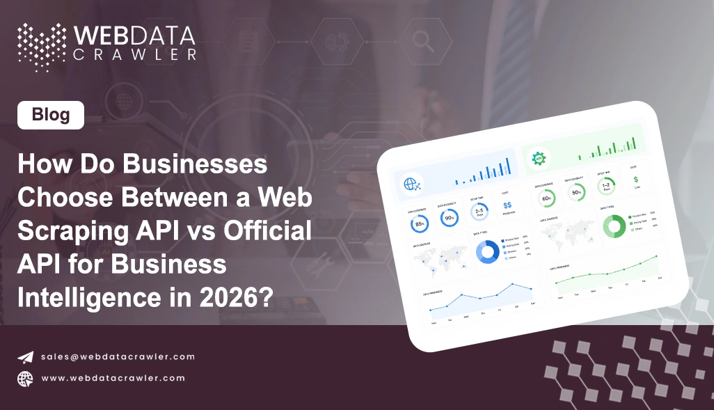 How Do Businesses Choose Between a Web Scraping API vs Official API for Business Intelligence in 2026?