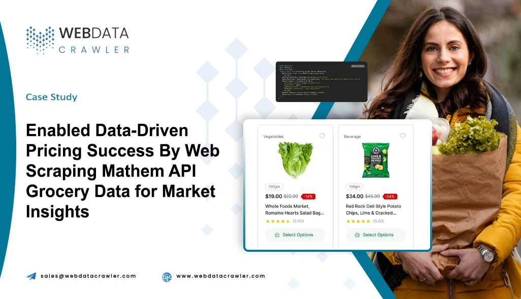 Enabled Data-Driven Pricing Success By Web Scraping Mathem API Grocery Data for Market Insights