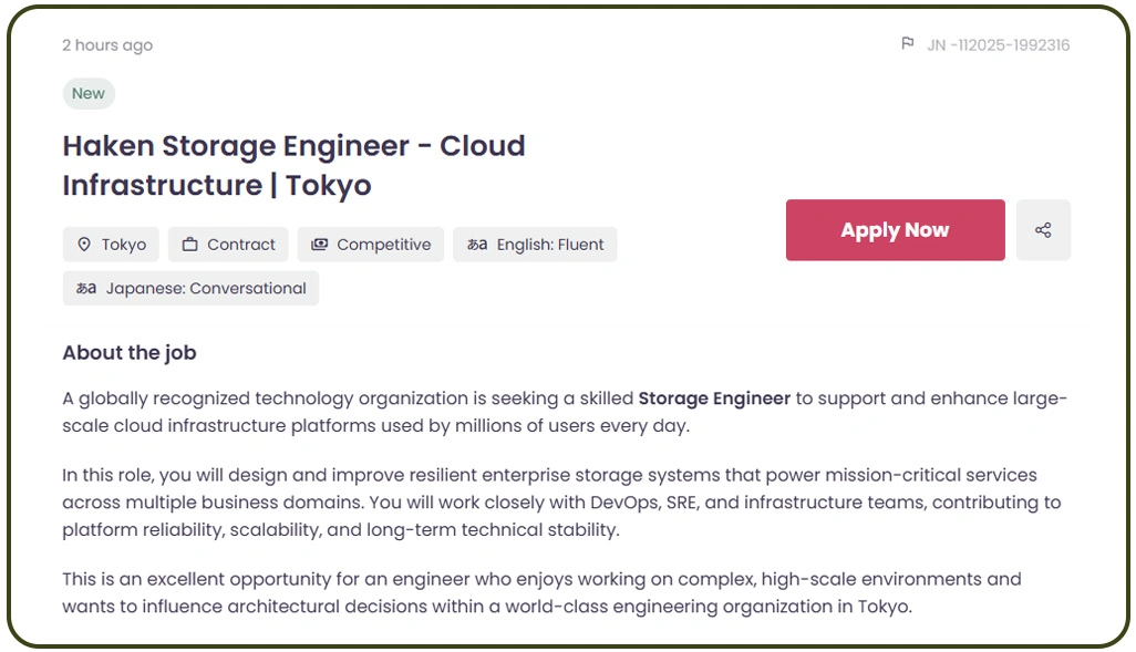 Understanding Real-Time Industry Hiring Demand Patterns in Tokyo