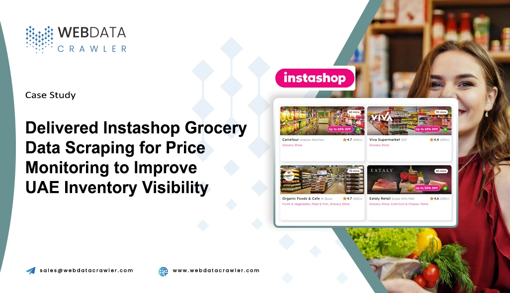 Case Study - Delivered Instashop Grocery Data Scraping for Price Monitoring to Improve UAE Inventory Visibility
