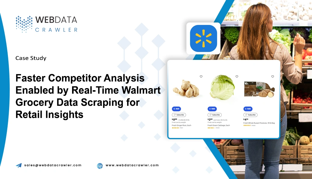 Faster Competitor Analysis Enabled by Real-Time
Walmart Grocery Data Scraping for Retail Insights
