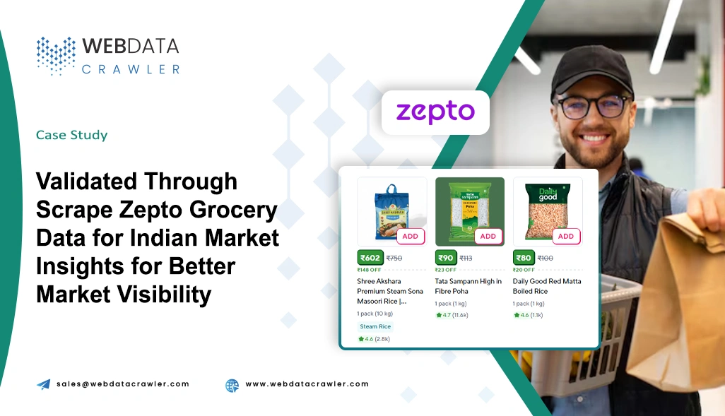 Case Study - Validated Through Scrape Zepto Grocery Data for Indian Market Insights for Better Market Visibility