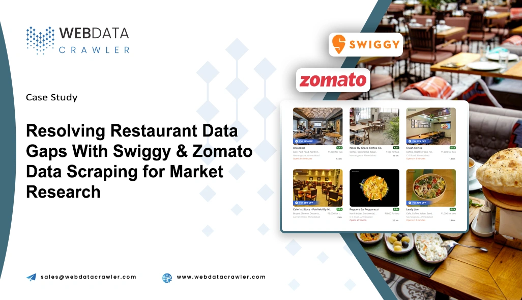 Resolving Restaurant Data Gaps With Swiggy & Zomato Data Scraping for Market Research: Case Study